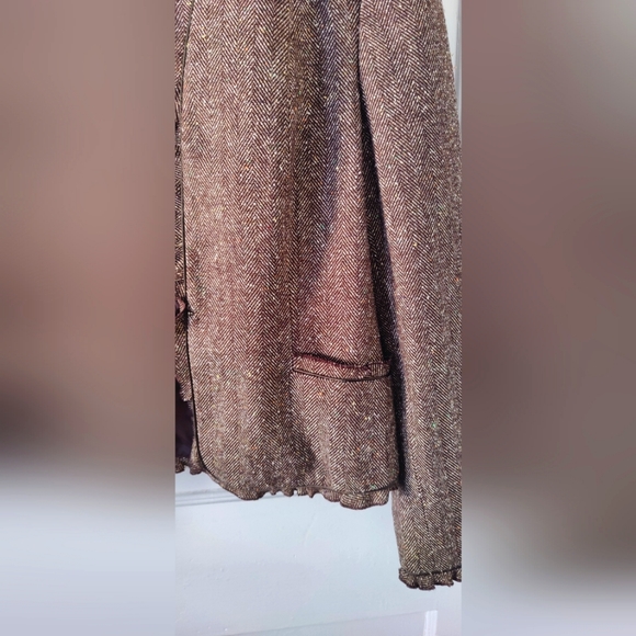 Villager a Liz Claiborne Company Blazer, Brown, Size 14 - Picture 3 of 7